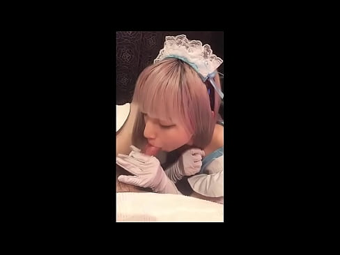 ❤️ Japāņu elks [mayuka], franču kalpones tērps, 1. daļa, minets un džerkstēšana ar losjonu ☑ Cietā porno pie mums